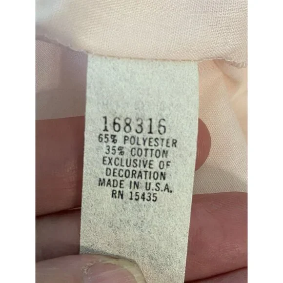 Vintage Gilead Nightgown Cotton Blend Pink Nightie Lace Trim Nightie‎ S USA NWOT